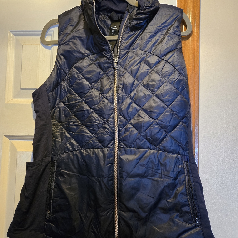 Lululemon Athletica Dark Blue Quilted Vest